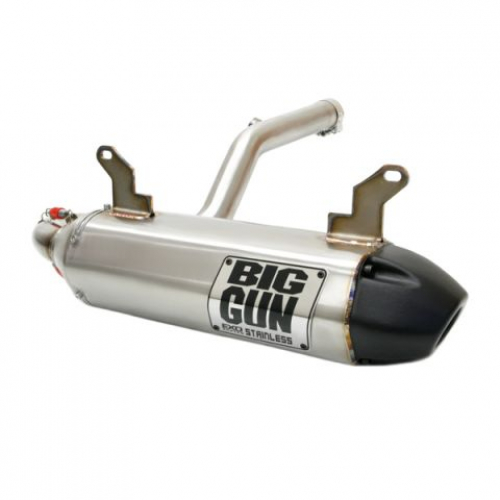14-6862 BIG GUN Edelstahl EXO Auspuff Endtopf Slip On CanAm Outlander MAX 570 2017-23