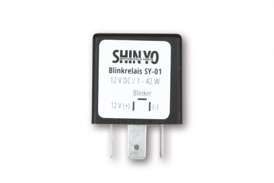 SHIN YO Blinkrelais SY-01, 8-18V, 1-42 Watt