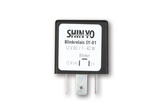 SHIN YO Blinkrelais SY-02, 3polig, 12 VDC, 1-100 Watt 