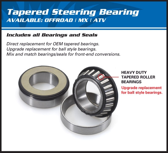 AllBalls Lenkkopflager Kit Steering Bearing and seal Kit  22-1004