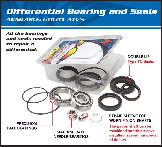 AllBalls Differenzial Lager und Dichtungs- Kit Differntial Bearing and Seal Kit  25-2085