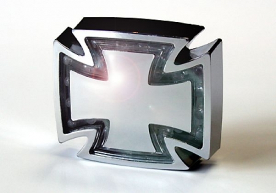 HIGHSIDER LED-Rcklicht GOTHIC, verchromt, Klarglas-Linse, E-gepr.