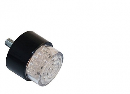SHIN YO LED-Mini-Rcklicht BULLET, rund mit schwarzem Gehuse
