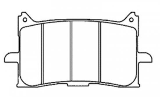 2P-371ST NISSIN Street /Off-Road Sintermetall Bremsbelge - 2P-371ST