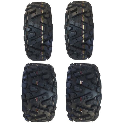 1 Satz Quad ATV Reifen 2x 25x8-12 43N (205/80-12) + 25x10-12 50N (255/65-12) Innova IA-8044 M+S