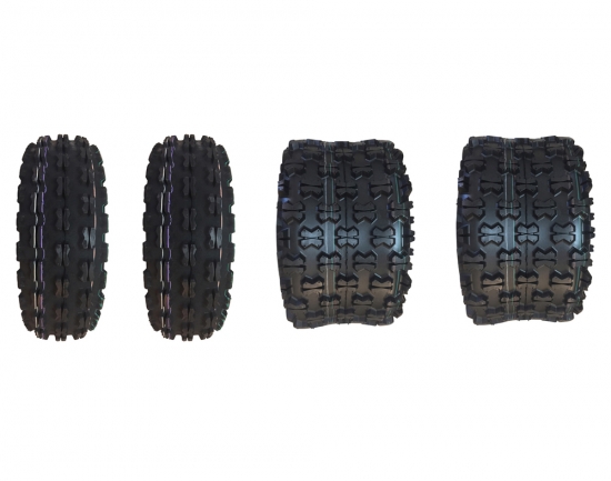 1 Satz Quad ATV Reifen 21x7-10 42N (175/70-10) + 20x10-9 50N (215/50-9) MuS Innova