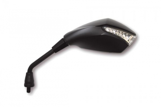 Universalspiegel RAVENNA mit LED-Blinker, schwarz, E-geprft, Paar (2 Stck)