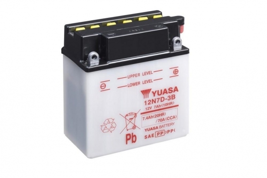 12N7D-3B YUASA Batterie ohne Säurepack!!