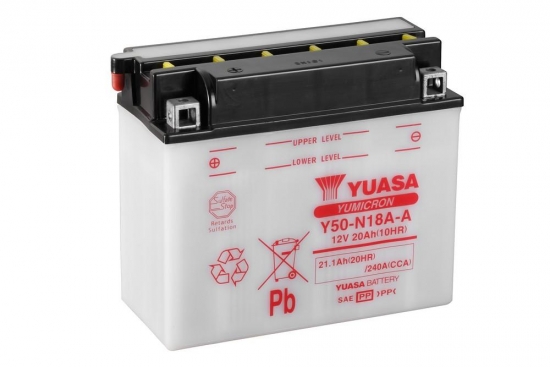 Y50-N18A-A YUASA Batterie ohne Säurepack!!
