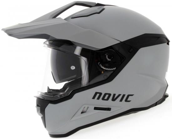 NOVIC X-Terra Cross Helm S (55-56cm) Mattgrau Motorrad Quad Bike Enduro MX BMX Supermoto usw.