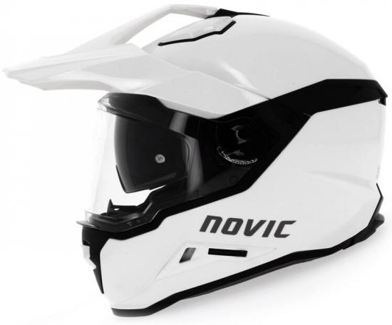 NOVIC X-Terra Cross Helm S (55-56cm) Weiß Motorrad Quad Bike Enduro MX BMX Supermoto usw.