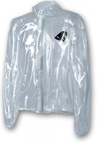 UFO Regenjacke transparent Gre L