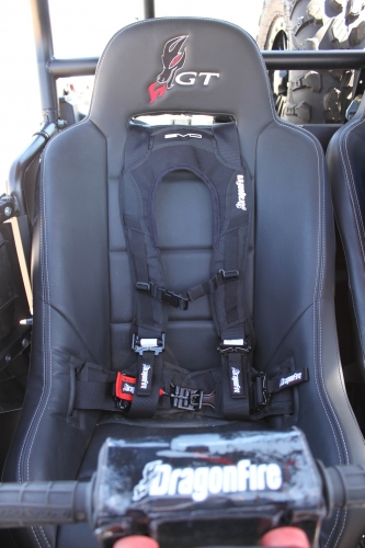 Dragonfire Sitzgurt EVO Schwarz für die meisten ATV/UTV, Yamaha,Polaris,Arctic Cat,Can Am 14-0040