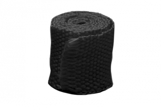 Acousta-fil Hitzeschutz Thermoband für Auspuff und Krümmer Farbe schwarz bis 650C 50x7,5mm