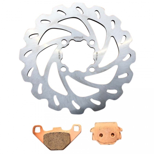 LQ-Racing Quad / ATV Bremsscheibe + Bremsbel�ge hinten SMC / Barossa 150 - 520 Canyon Bronco Jumbo
