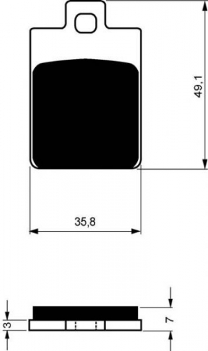 BGS3-137 GoldFren Sinter Bremsbelag Typ: S3 mit TV Zertifizierung fr Quadro siehe Tabelle