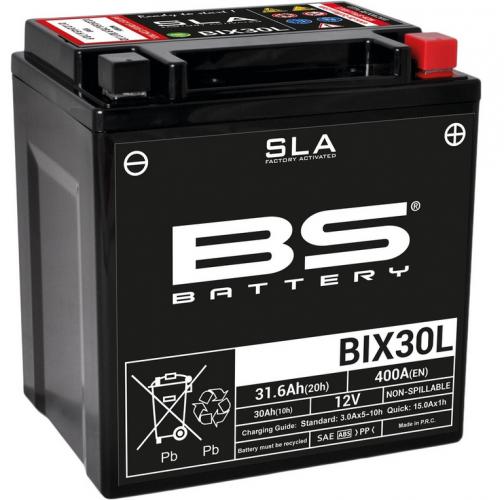 BIX30L BS Batterie Typ SLA BIX30HL-BS Wartungsfrei Werkseitig aktiviert f. Bombardier Traxter