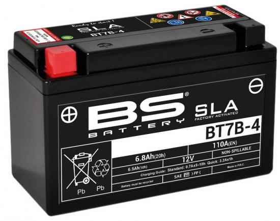 BT7B-4 BS Batterie Typ SLA YT7B-4 Wartungsfrei Werkseitig aktiviert f. Quad CanAm DS Yamaha YFZ 450