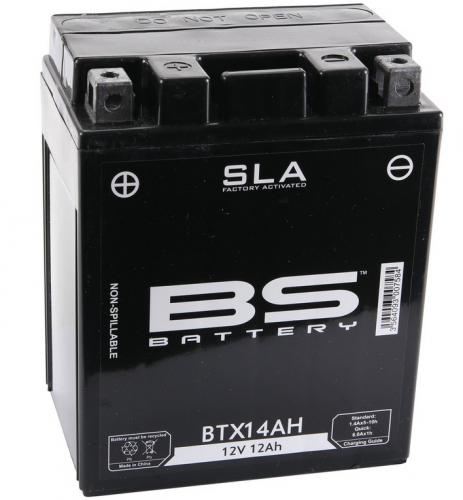 BTX14AH BS Batterie SLA YTX14AH-BS Wartungsfrei Werks. aktiviert Goes Polaris Yamaha Grizzly Kodiak