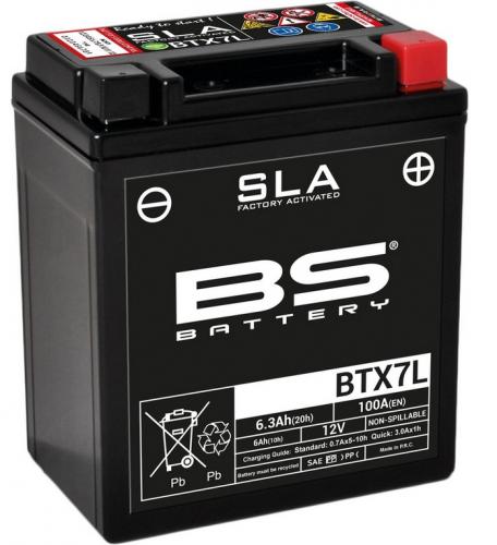BTX7L BS Batterie Typ SLA YTX7L-BS Wartungsfrei Werkseitig aktiviert fr Quad Kawasaki KFX 450