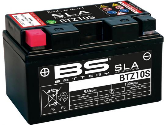 BTZ10S BS Batterie SLA YTZ10S-BS Wartungsfrei Werkseitig aktiviert Yamaha YFM 350R
