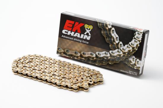 Quad / ATV Kette EK Chain 520M3 Verstrkt Racing Gold / Gold mit Clip Schlo  520 / 118 Glieder