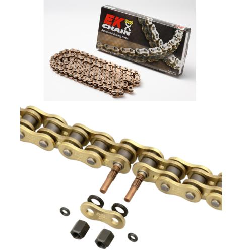 Quad / ATV Kette EK Chain 520SRX2 QX-Ring Verstrkt O-Ring Gold / Gold 520 / 118 Glieder