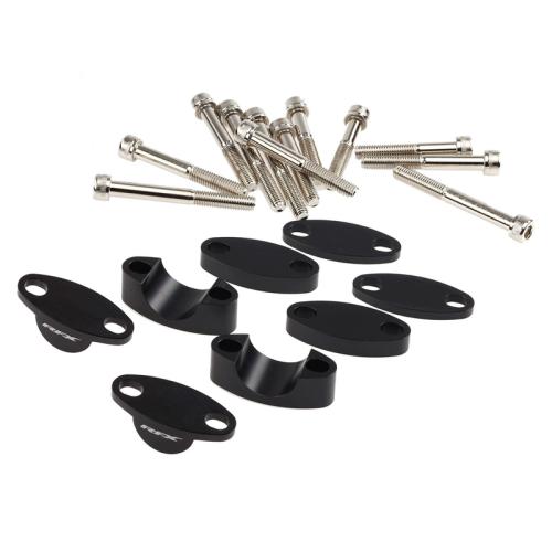 LQ-Racing Lenkererhhung Lenkerklemme 22,2mm schwarz Erhhung 25 / 30 / 35 / 40mm