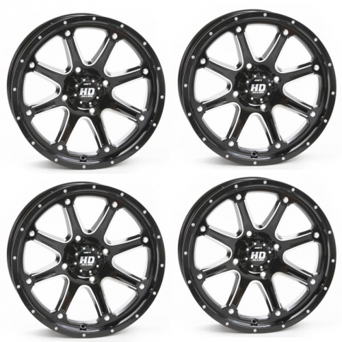 Alu Felgensatz 12 Zoll HD4 m.Teilegutachten fr Yamaha, Suzuki, CanAm, Polaris, TGB, Kymco