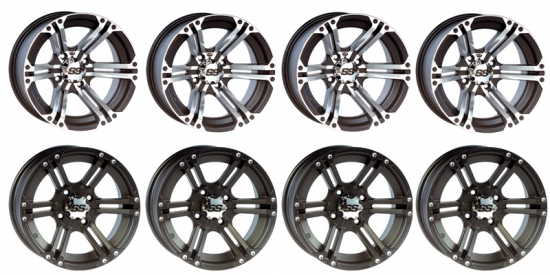 Alu Felgensatz 12 Zoll ITP SS212  m.Teilegutachten fr Yamaha, Suzuki, CanAm, Kymco