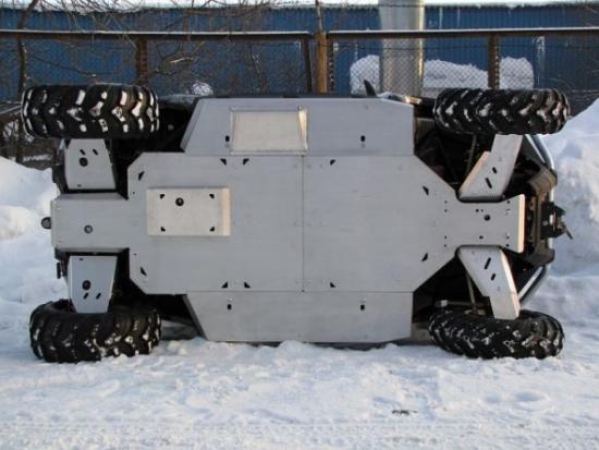 Iron Baltic Aluminium Unterfahrschutz Komplett für CF-MOTO Z6 Terracross CF625-3