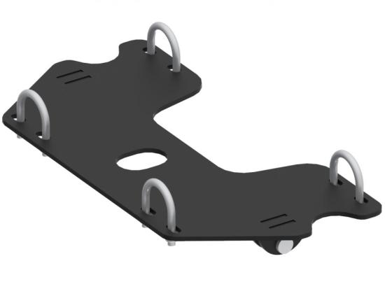 03.11200 Iron Baltic Schneepfluganbausatz fr Mittelmontage Yamaha Grizzly + Kodiak 2014+
