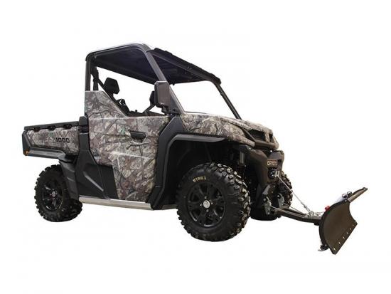 Winterpaket Schneeschild 60 150cm Deichsel front Montage f. UTV CF Moto UForce 1000