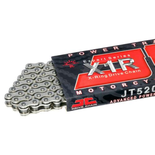 Quad / ATV Kette JT Chain 520X1R X-Ring verstrkt Schwarz / Stahl mit Clip Schlo  520 / 118 Glieder