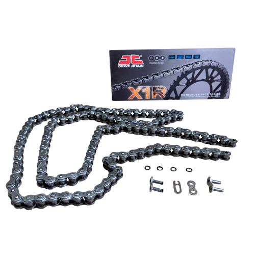 Quad Kette JT Chain 520X1R X-Ring O-Ring verstrkt Schwarz / Stahl Clip Schlo  520 / 118 Glieder