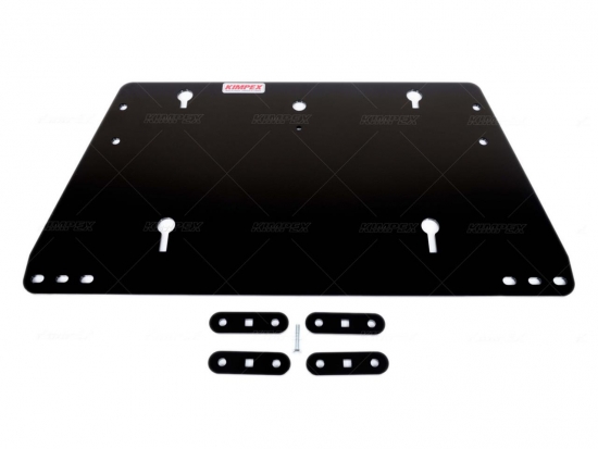 374457 Kimpex Schneeschild Befestigunsplatte Click-N-Go 2 f. Polaris Ranger Stahl schwarz