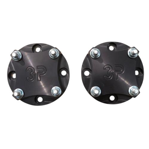 Quad ATV Spurverbreiterungen Farbe schwarz 4x110 2x45mm hinten mit Teilegutachten fr AEON 400