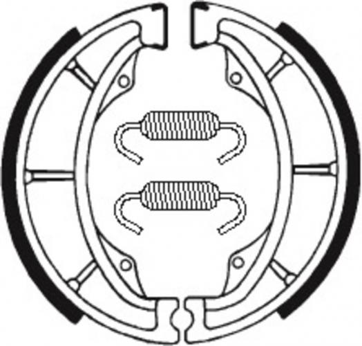 BA014 TECNIUM Scooter/Street/Off-Road/ATV Organische Bremsbacken - BA014