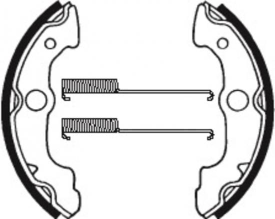 BA085 TECNIUM ATV Organische Bremsbacken - BA085