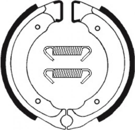 BA101 TECNIUM Scooter/ATV Organische Bremsbacken - BA101