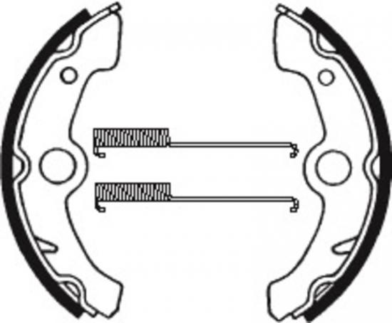 BA178 TECNIUM ATV Organische Bremsbacken - BA178