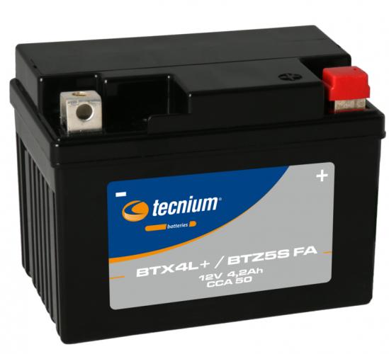 820669 TECNIUM Wartungsfreie Batterie Werkseitig aktiviert - BTX4L+/BTZ5S