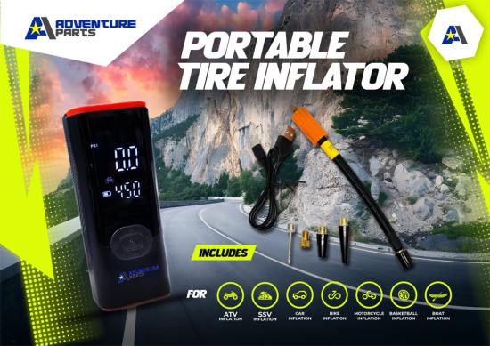 LQ-Racing AKKU + Powerbank Reifenfller Kompressor Reifendruckbereich: 0,210,3 Bar/ 3150PSI