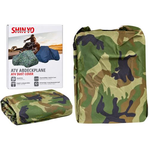 Angebot SHIN YO Abdeckplane Faltgarage Quad / ATV Gr��e L (L220xB125xH85cm) Camouflage 