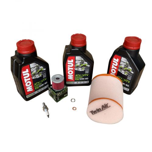 Kundendienst Kit 3l l + Filter Dichtringe Zndkerze Luftfilter fr Quad ATV Suzuki LTZ 400