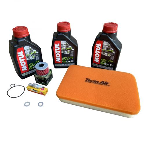 Kundendienst Kit 3l l + Filter Dichtringe Zndkerze Luftfilter fr Quad ATV Adly Herkules 450 500 