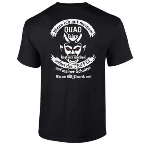 LQ-Racing Sport - Freizeit T-Shirt in Bio Qualität Typ Quad Teufel Größe XXL