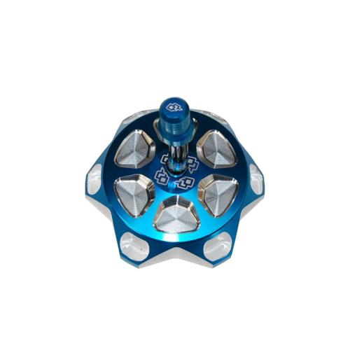 LQ-Racing TANKDECKEL ALUMINIUM BLAU ELOXIERT Quad Suzuki LTZ LTR KFX  400 450 Yamaha 660R 350 YFZ