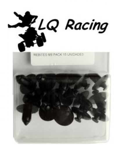 LQ Racing Verkleidungs- Clips M6 15 Stck