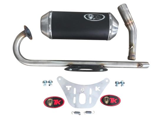Gebrauchter TK Turbo Kit FullSystem Auspuffanlage inkl. Krmmer E-Geprft Kymco KXR MAXXER 250-300